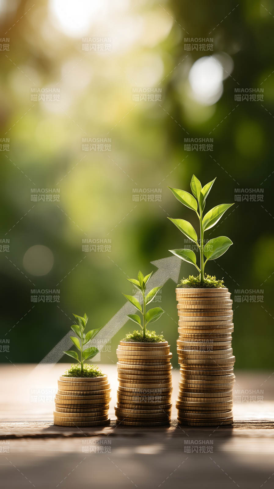 金币绿植增长示意-图片