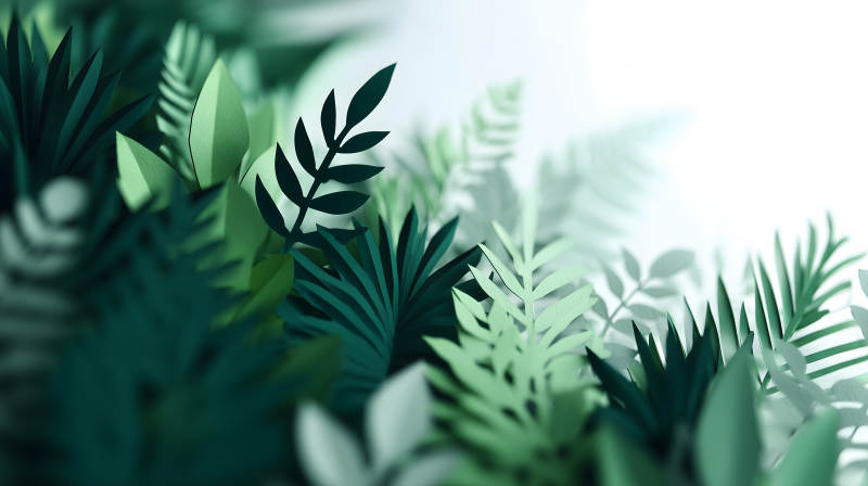 绿植纸雕艺术-图片