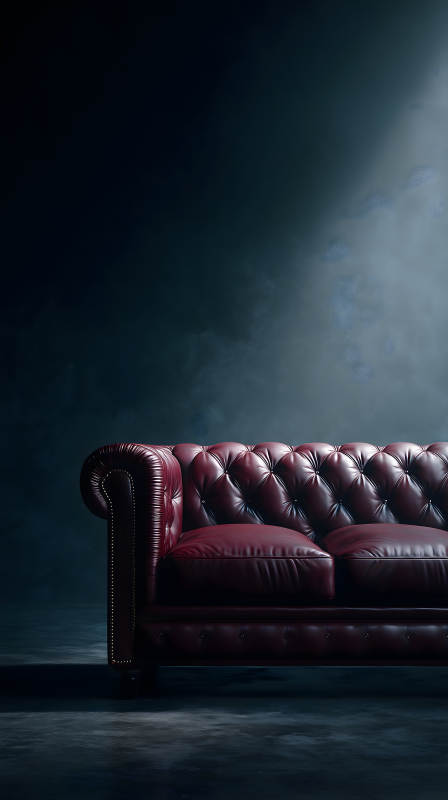 豪华皮革沙发艺术照-图片