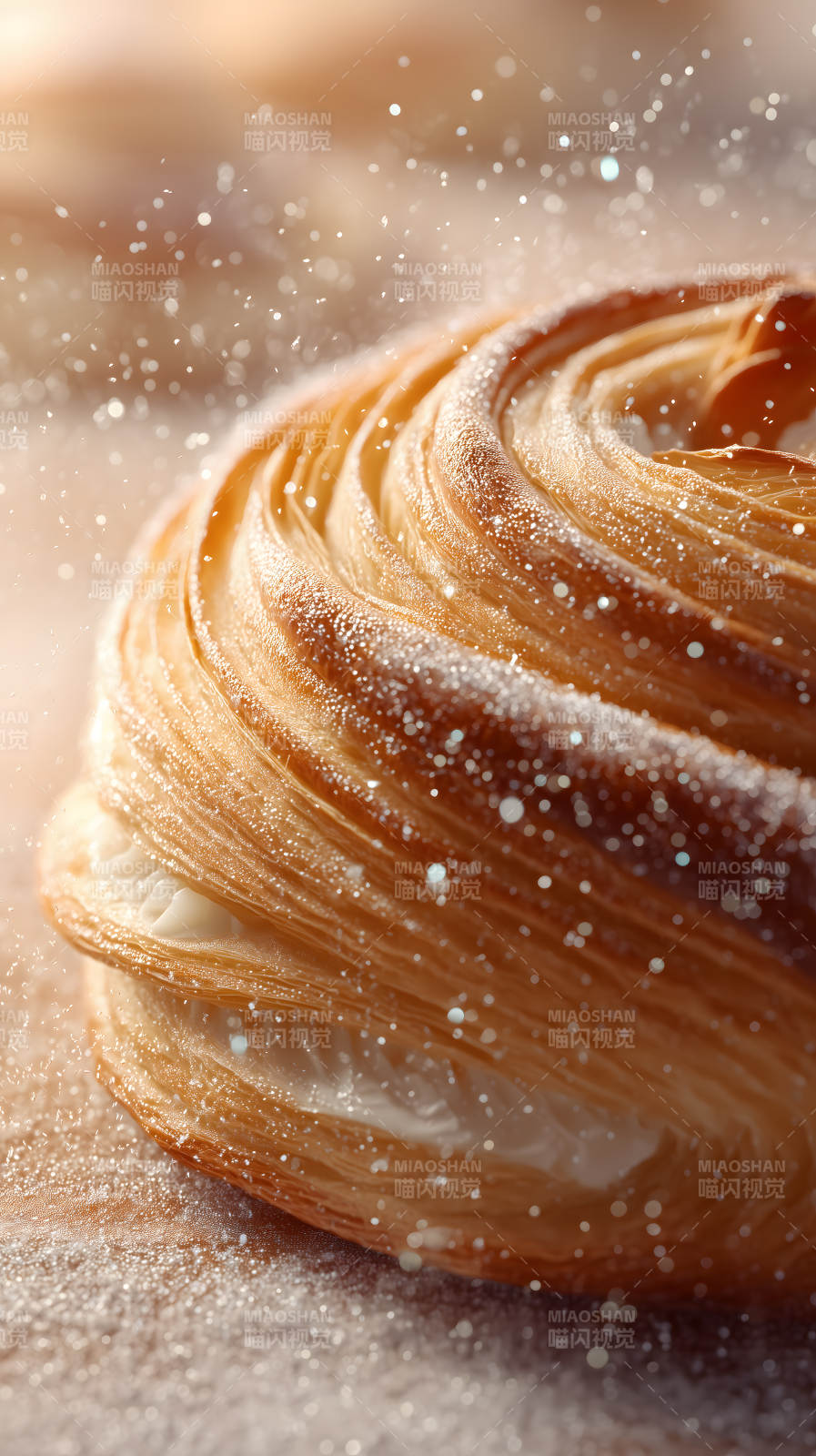 美味酥皮甜点-图片