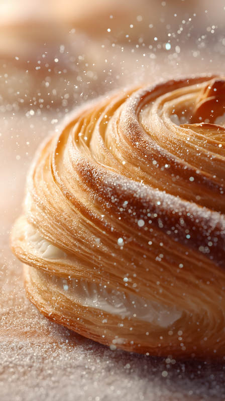 美味酥皮甜点-图片