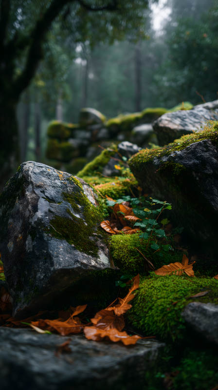 石头与森林的浪漫-图片