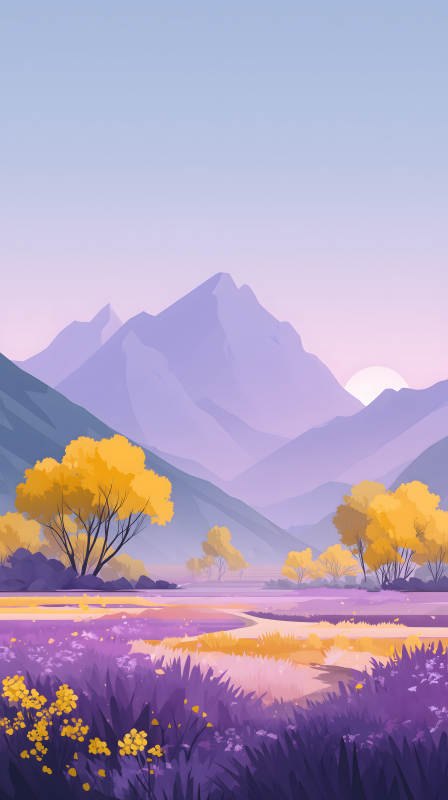 紫山金树田园风光-图片