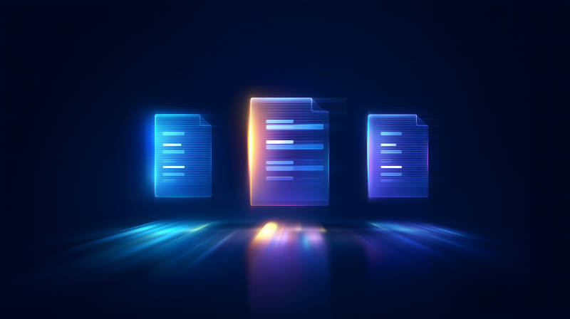 文件科技抽象数字数据图片