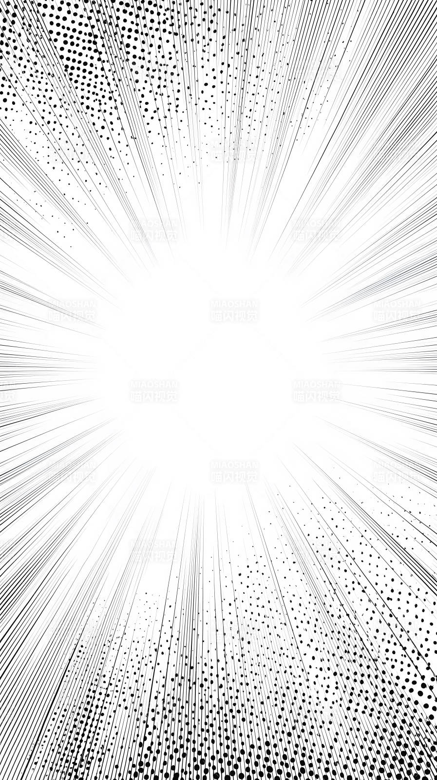 漫画爆发的光线效果-图片