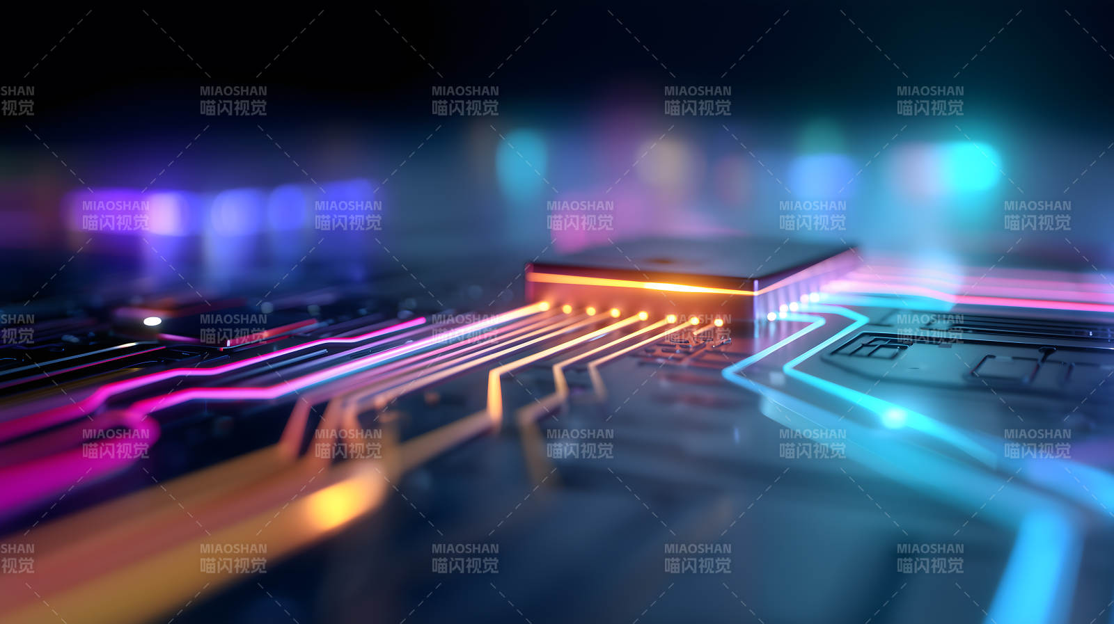 電路板科技感十足-圖片