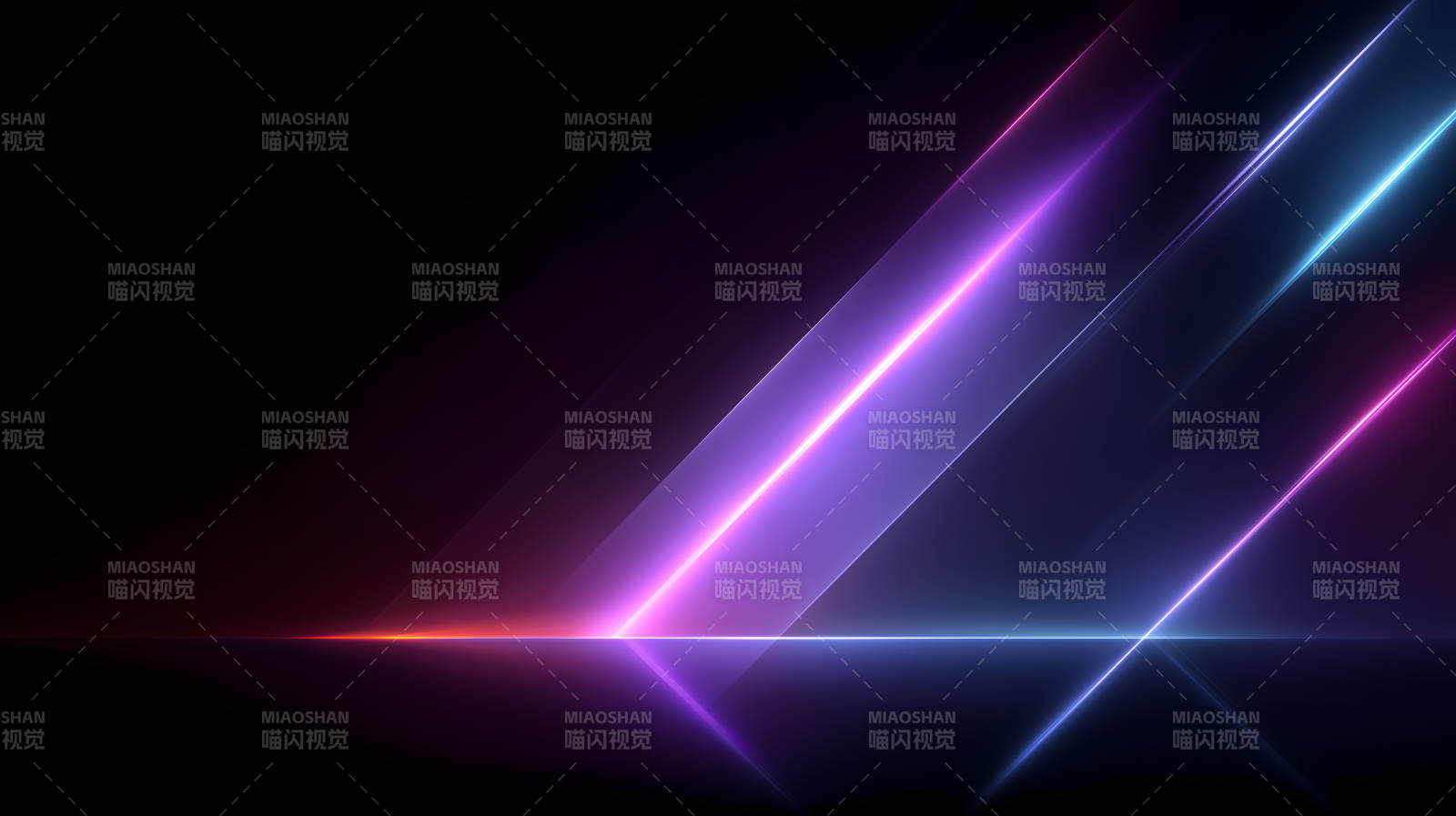 霓虹光束抽象背景-图片