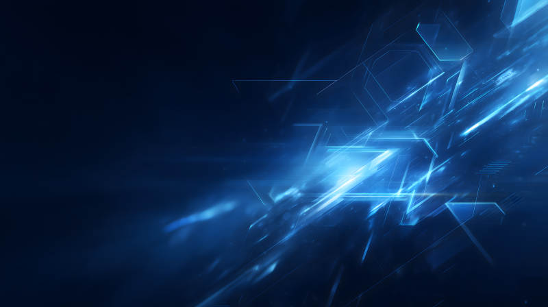 藍色科技感背景-圖片