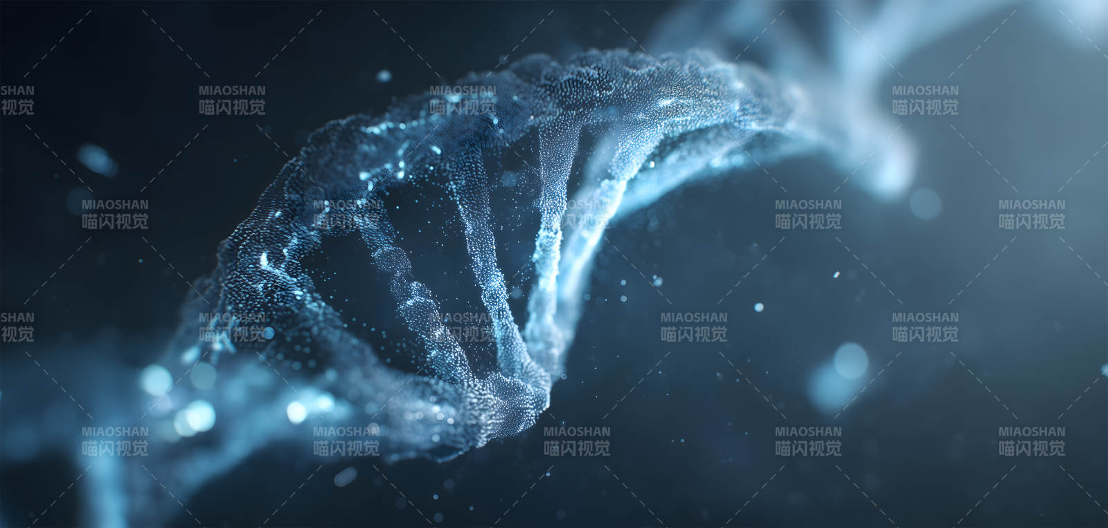 DNA螺旋結(jié)構(gòu)特效呈現(xiàn)-圖片