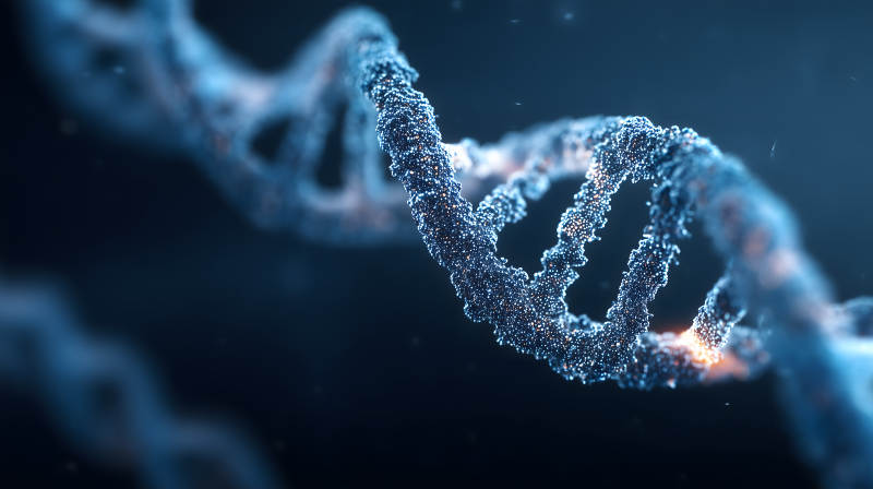 DNA分子结构特写-图片