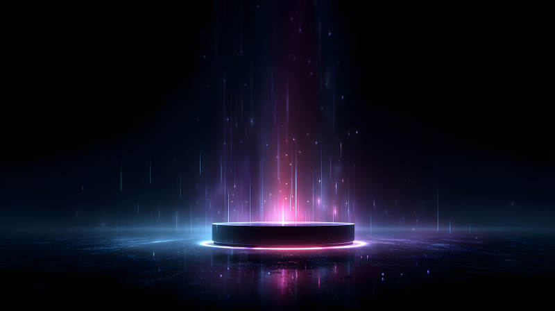 未来科技舞台炫酷光束-图片