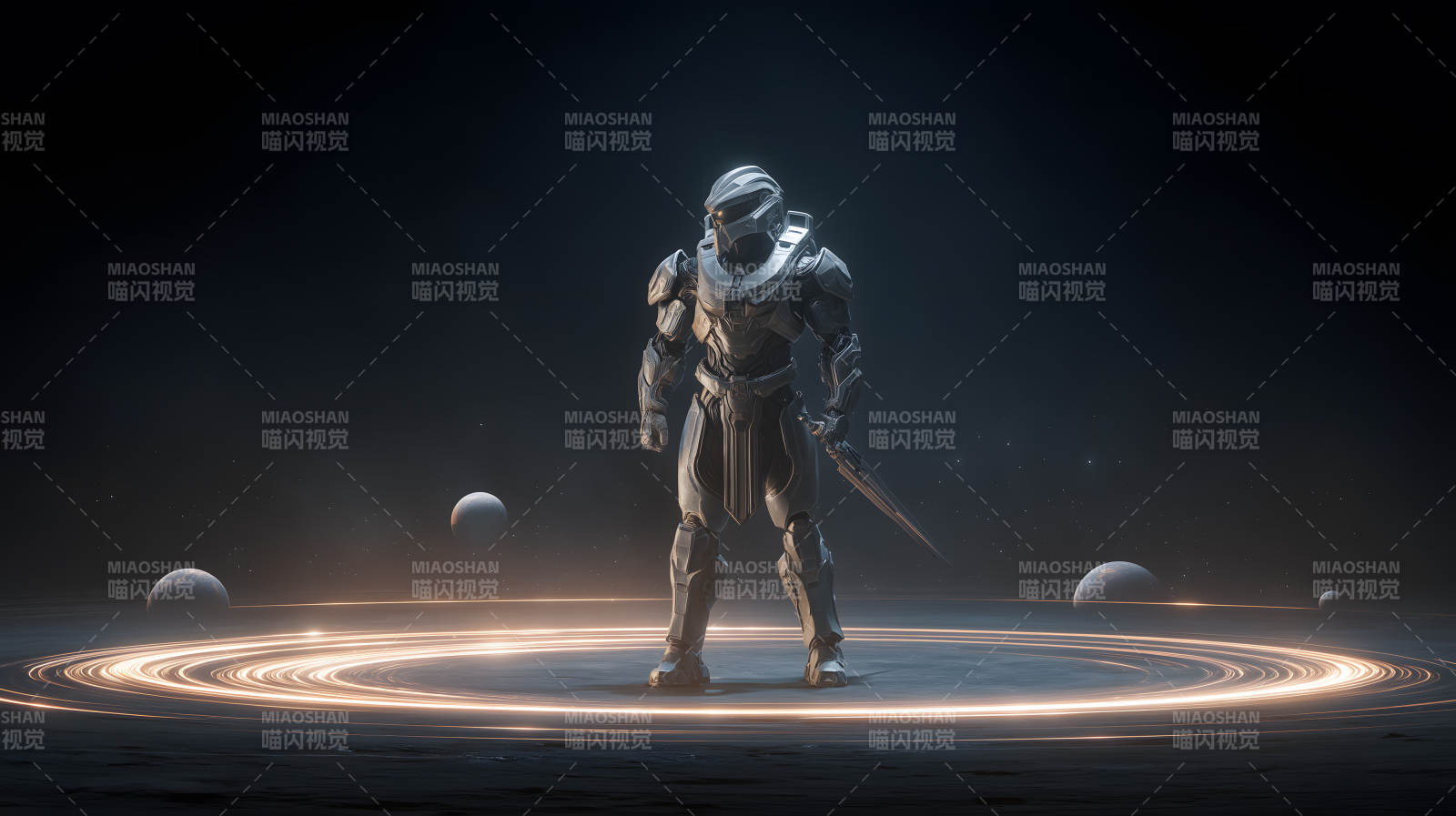 未来战士宇宙场景-图片