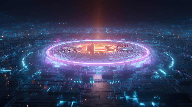 比特币科幻未来感-图片