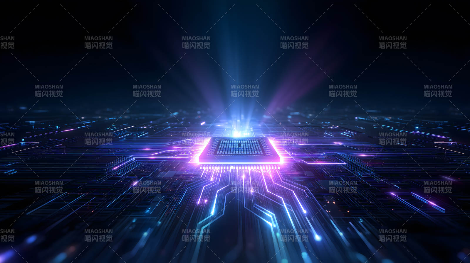 電路芯片科技感十足-圖片