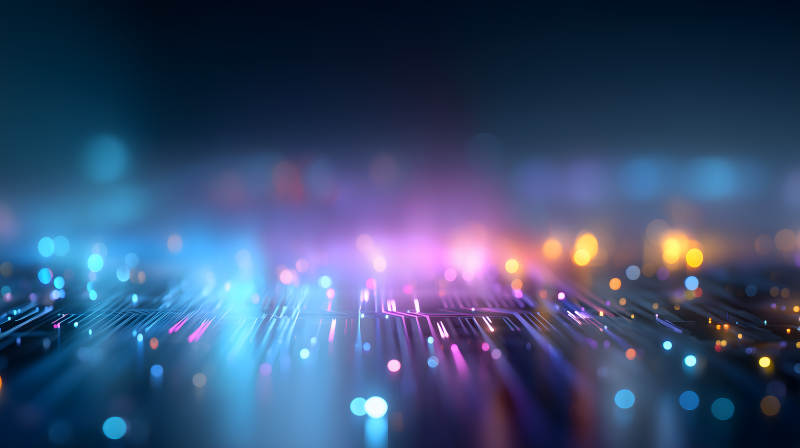 科技感电路光效氛围-图片