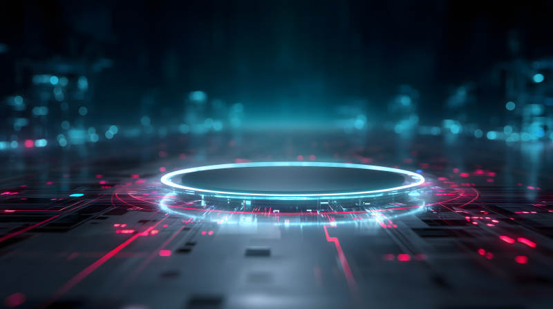 科技感舞台展示空间-图片