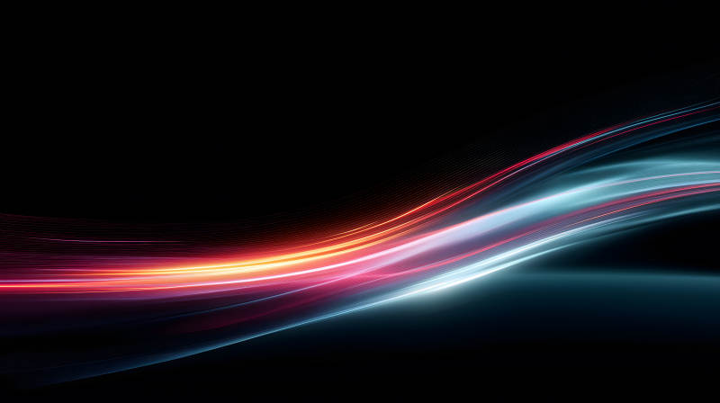 光束流动深邃夜空-图片