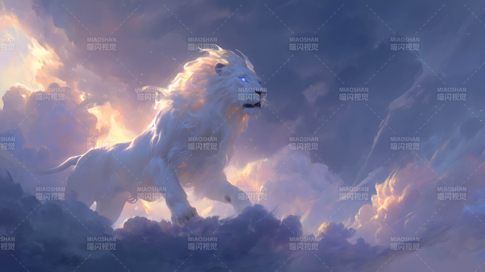 云端雄狮气势磅礴-图片