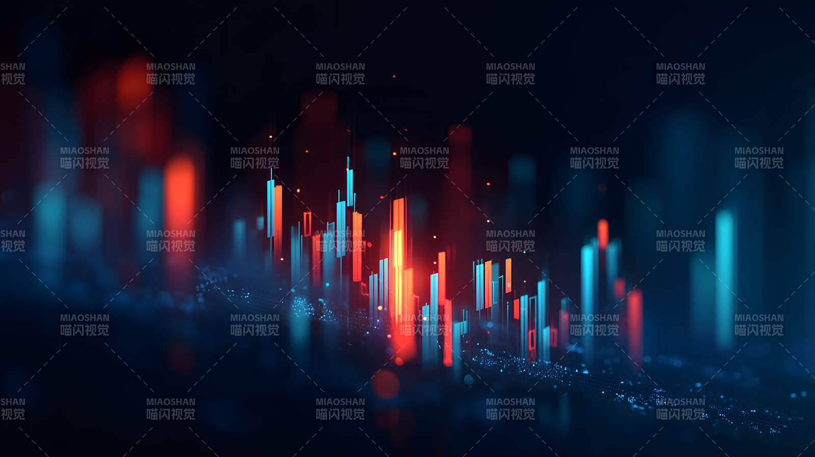 數據波動圖科技感十足-圖片