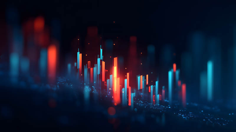 数据波动图科技感十足-图片