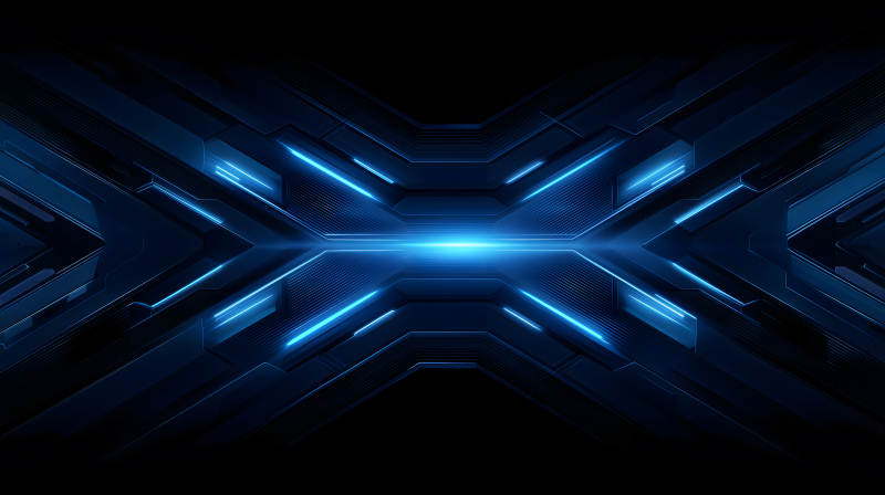 未来科技蓝色光效背景-图片
