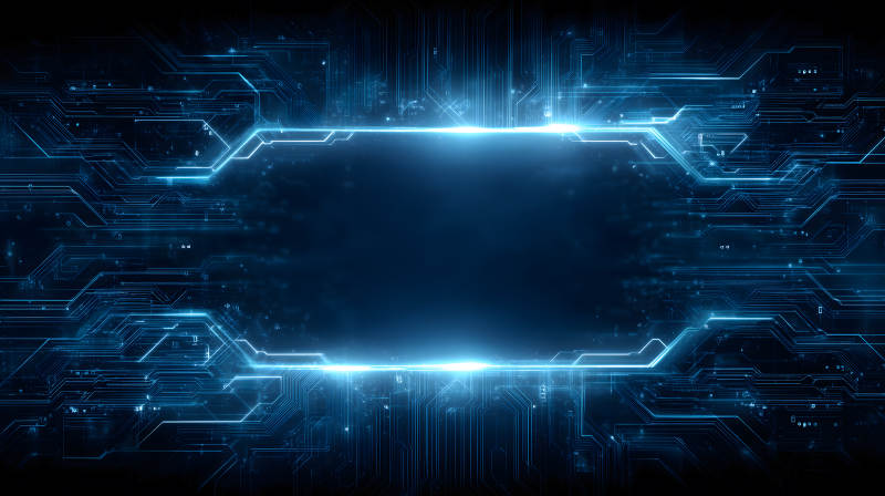 电路科技感背景图-图片
