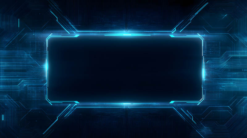 科技蓝屏电子纹路-图片