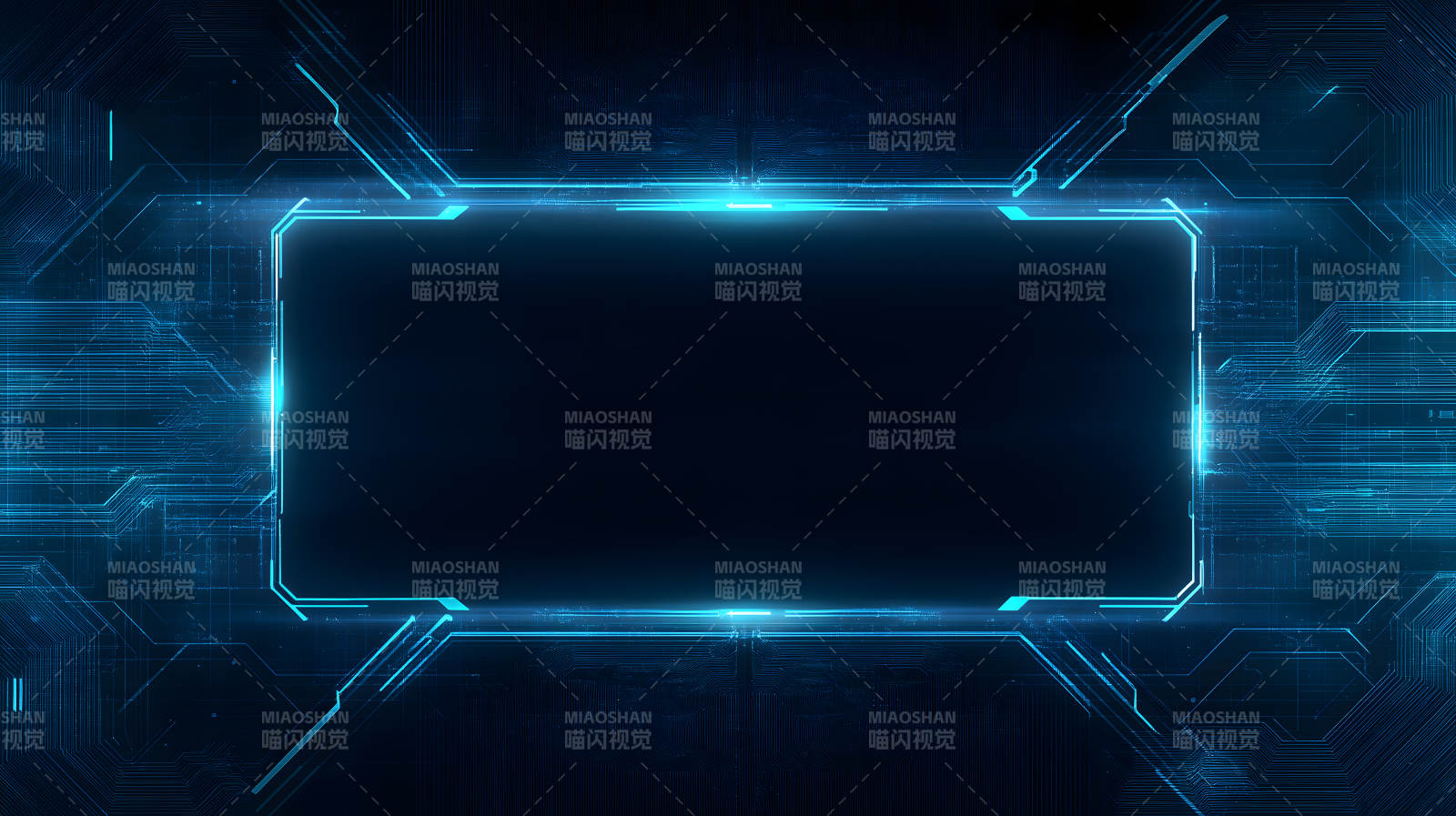 科技藍屏電子紋路-圖片