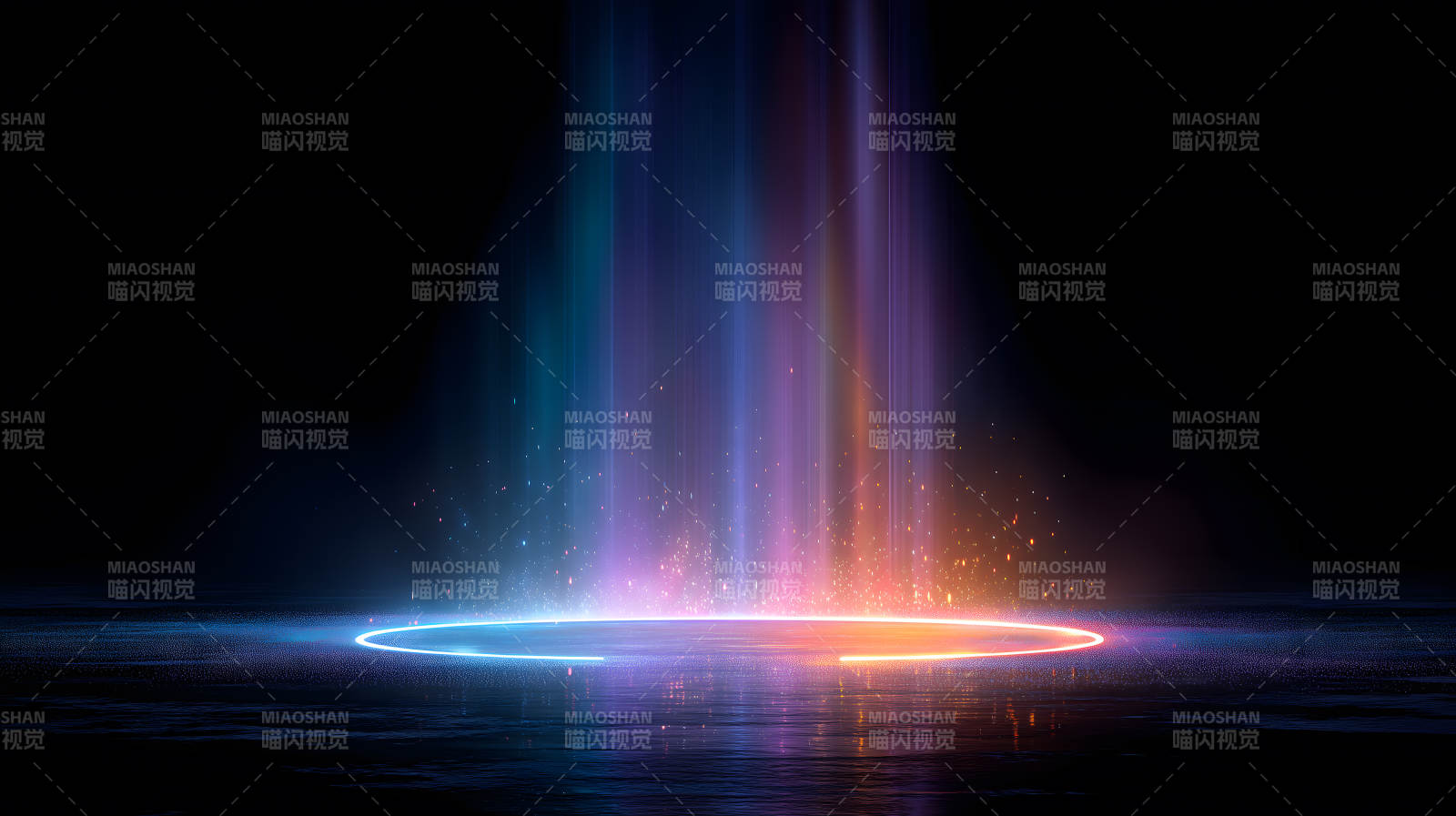 炫彩光束舞臺特效-圖片