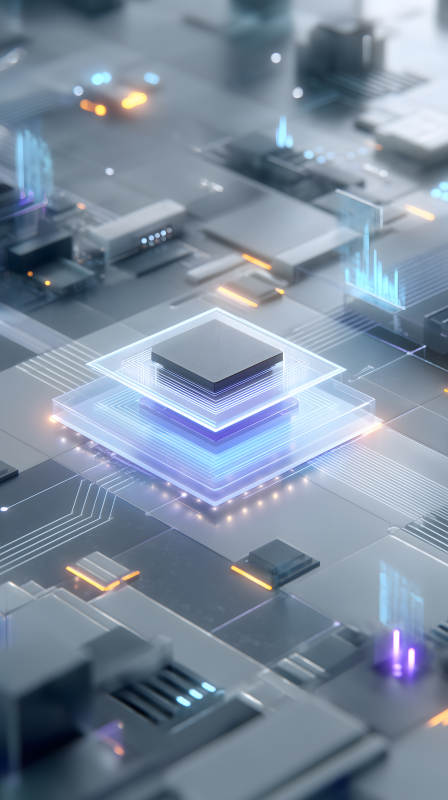 未來科技芯片設(shè)計-圖片