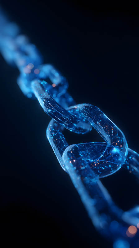 數字鏈條科技感-圖片