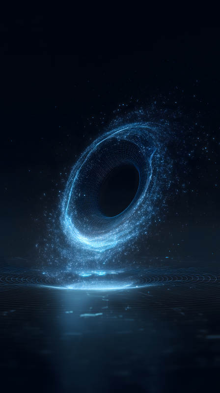 宇宙黑洞能量漩渦-圖片