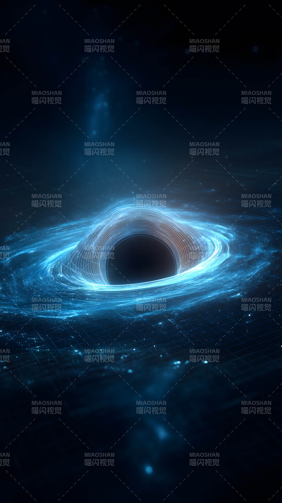黑洞引力漩涡星云宇宙-图片