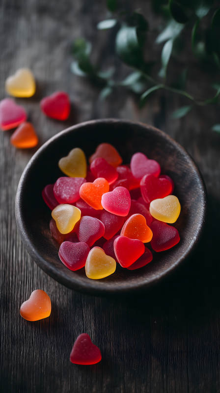 愛心軟糖甜蜜誘人-圖片