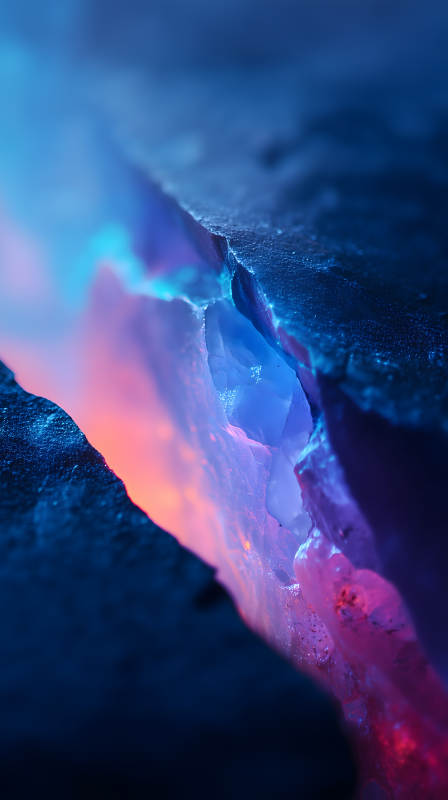 夢幻般巖石空間色彩-圖片