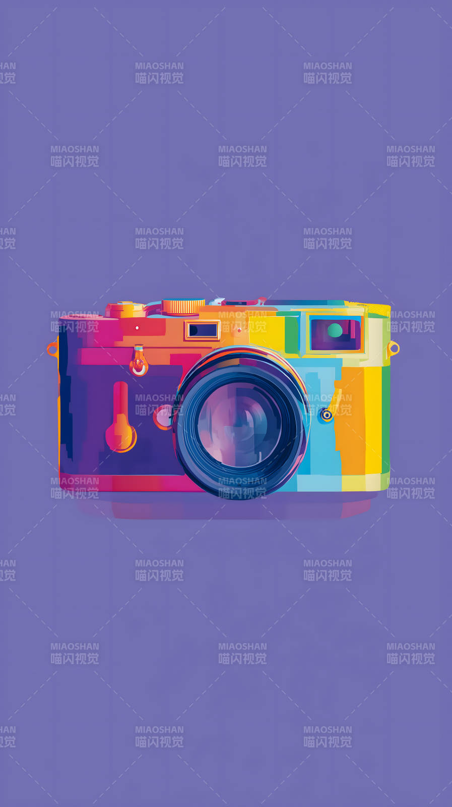 彩色相機藝術-圖片