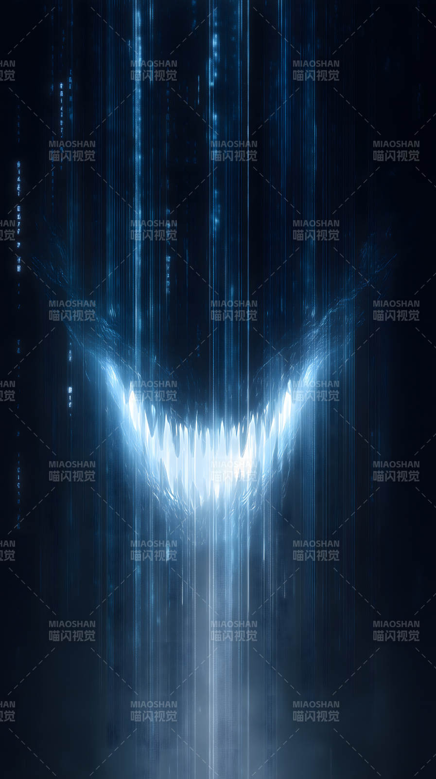 數字微笑抽象藝術-圖片