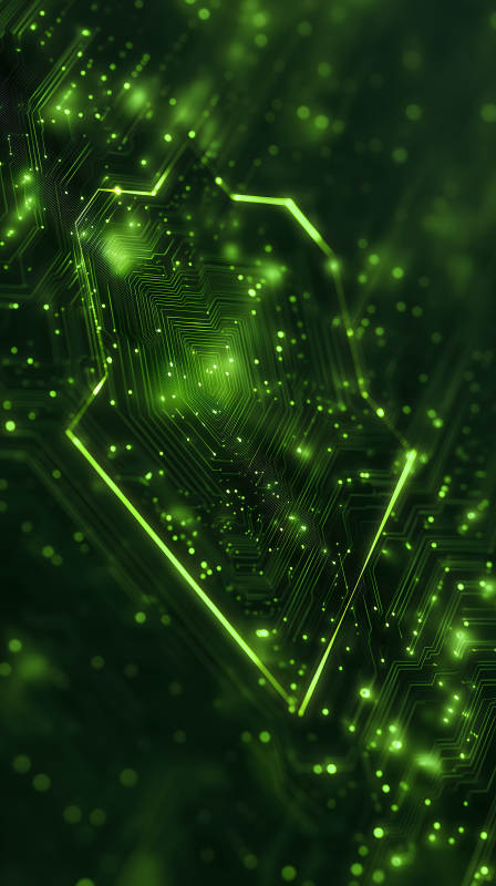 綠色電路板-圖片