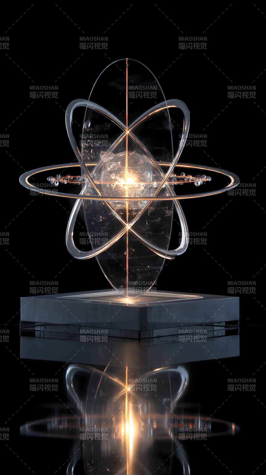 发光雕塑艺术品-图片