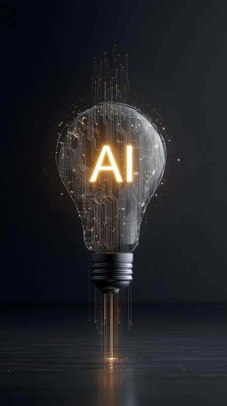 AI智能燈泡科技感十足-圖片