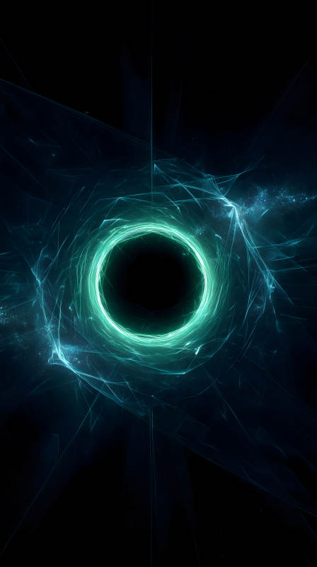 深邃宇宙黑洞能量涌動-圖片