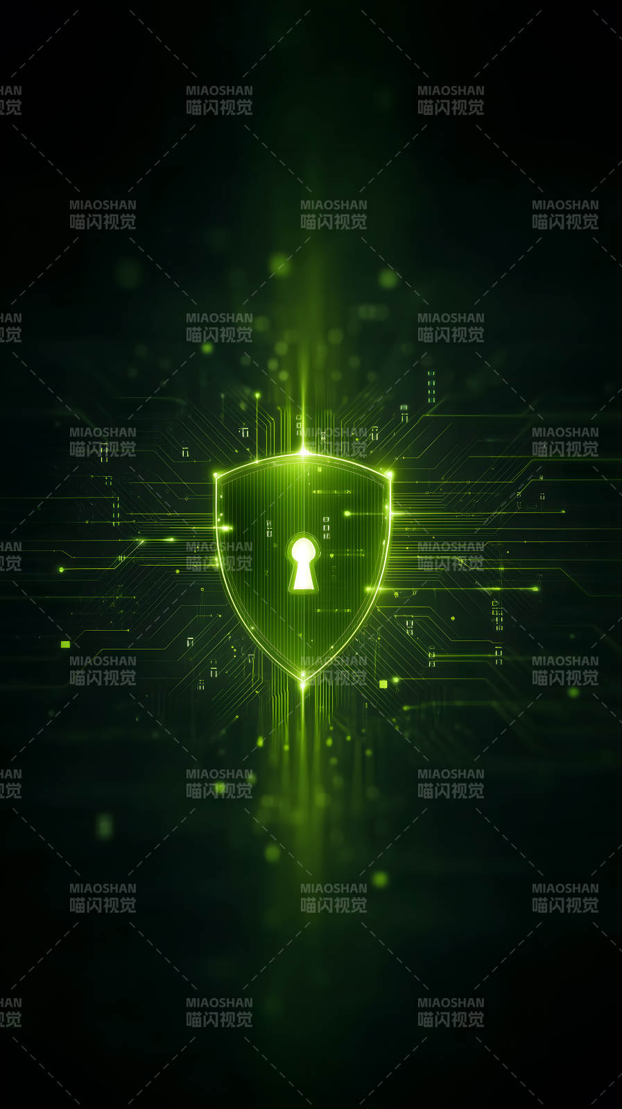 安全保護科技盾牌-圖片