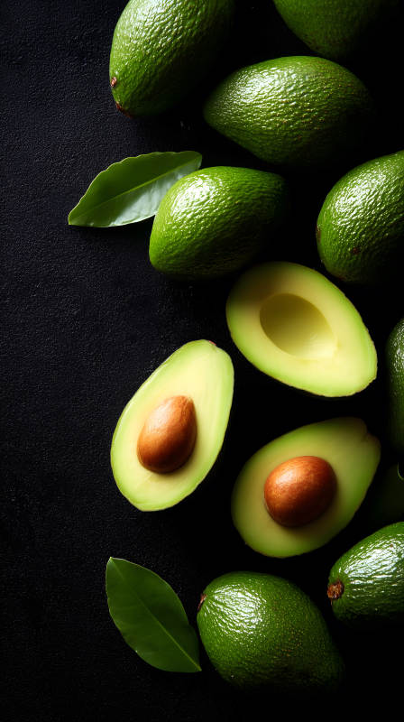 牛油果特寫美食圖-圖片