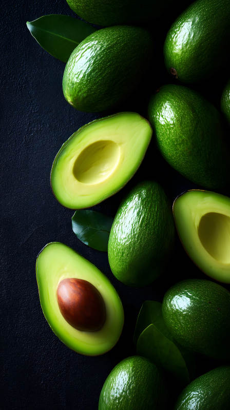 青翠欲滴的牛油果-圖片