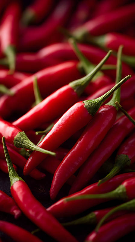 辣椒特写鲜艳欲滴-图片