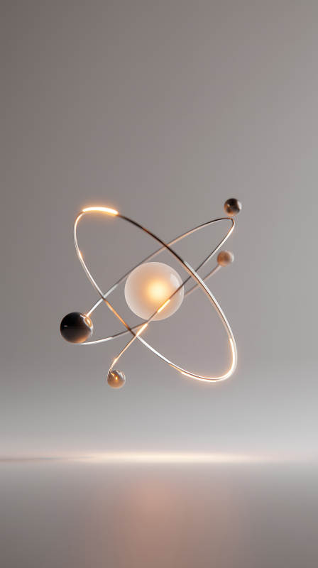 原子結構藝術設計-圖片