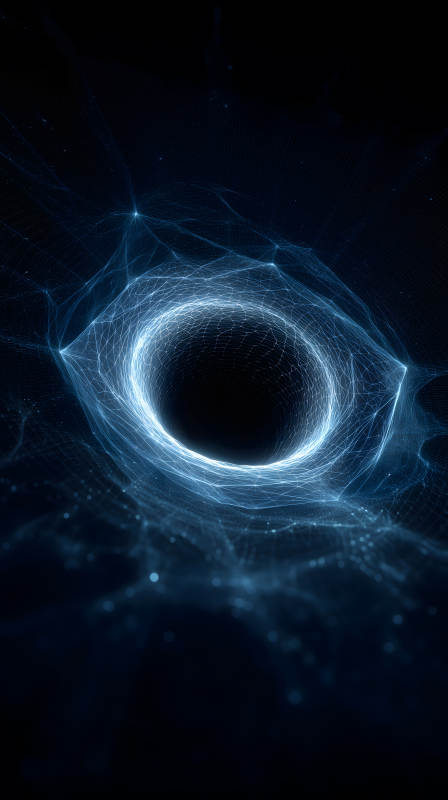 宇宙黑洞科技感十足-圖片