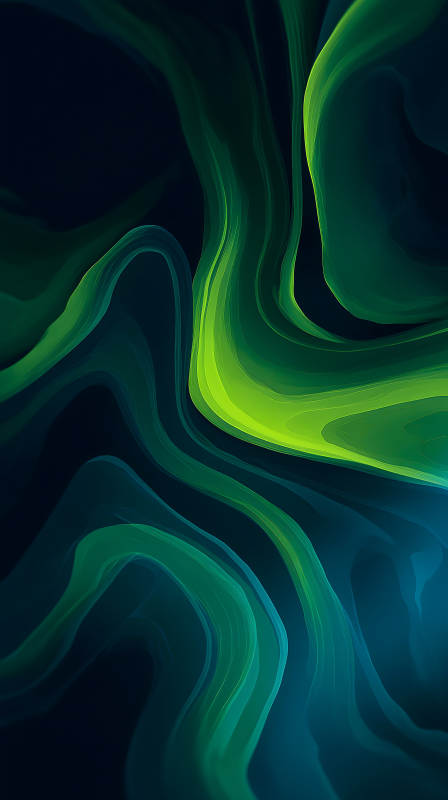 綠色煙霧抽象藝術-圖片