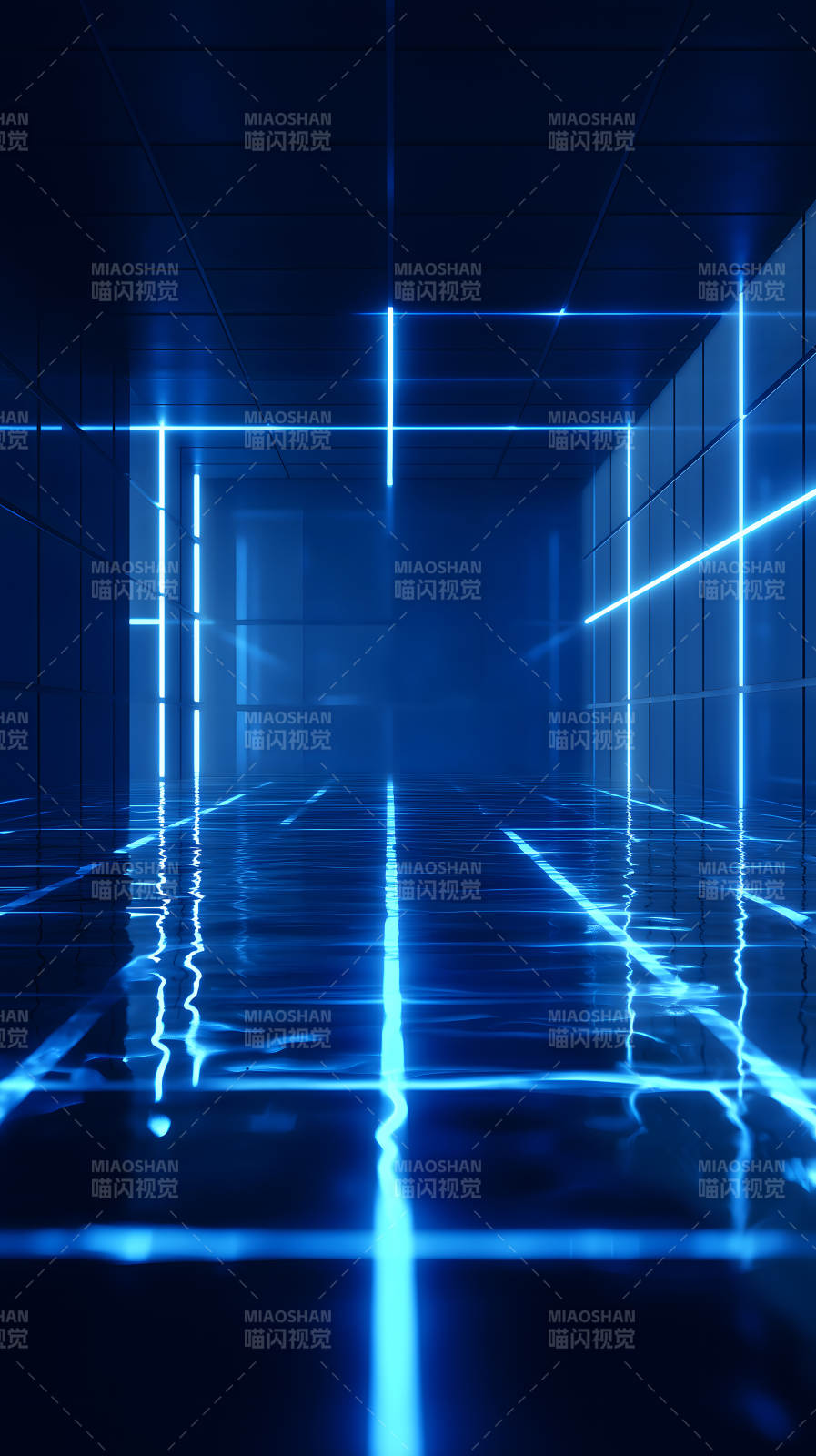 未來科技空間藍光-圖片