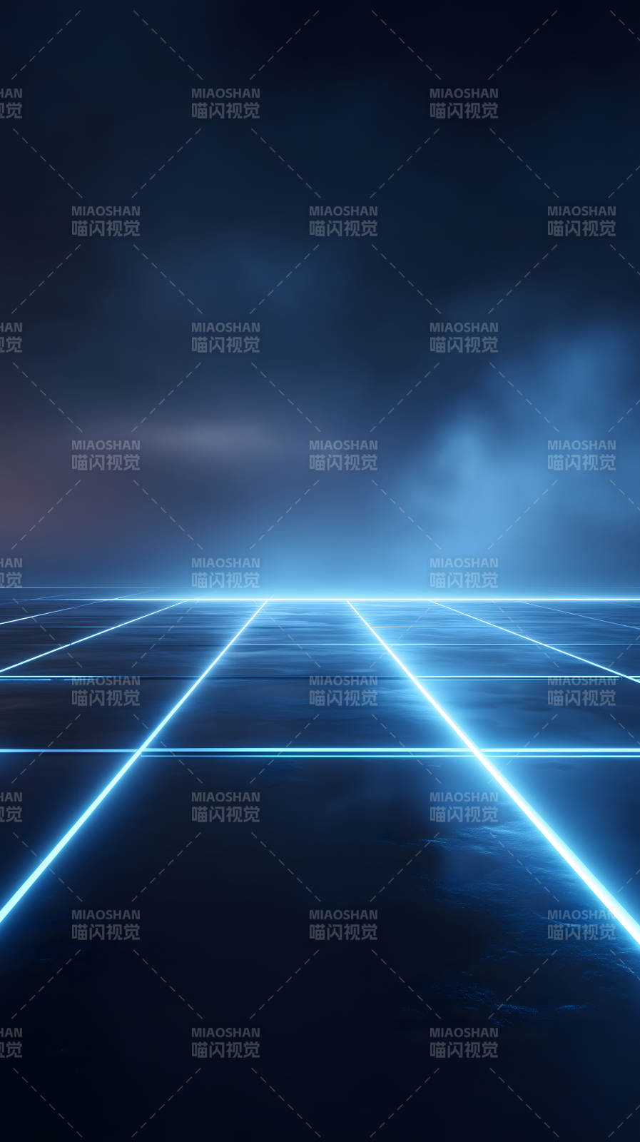 科幻世界蓝光交织-图片